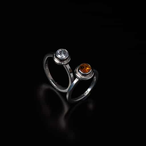 Juvelisto Bezel Set Gemstone Ring